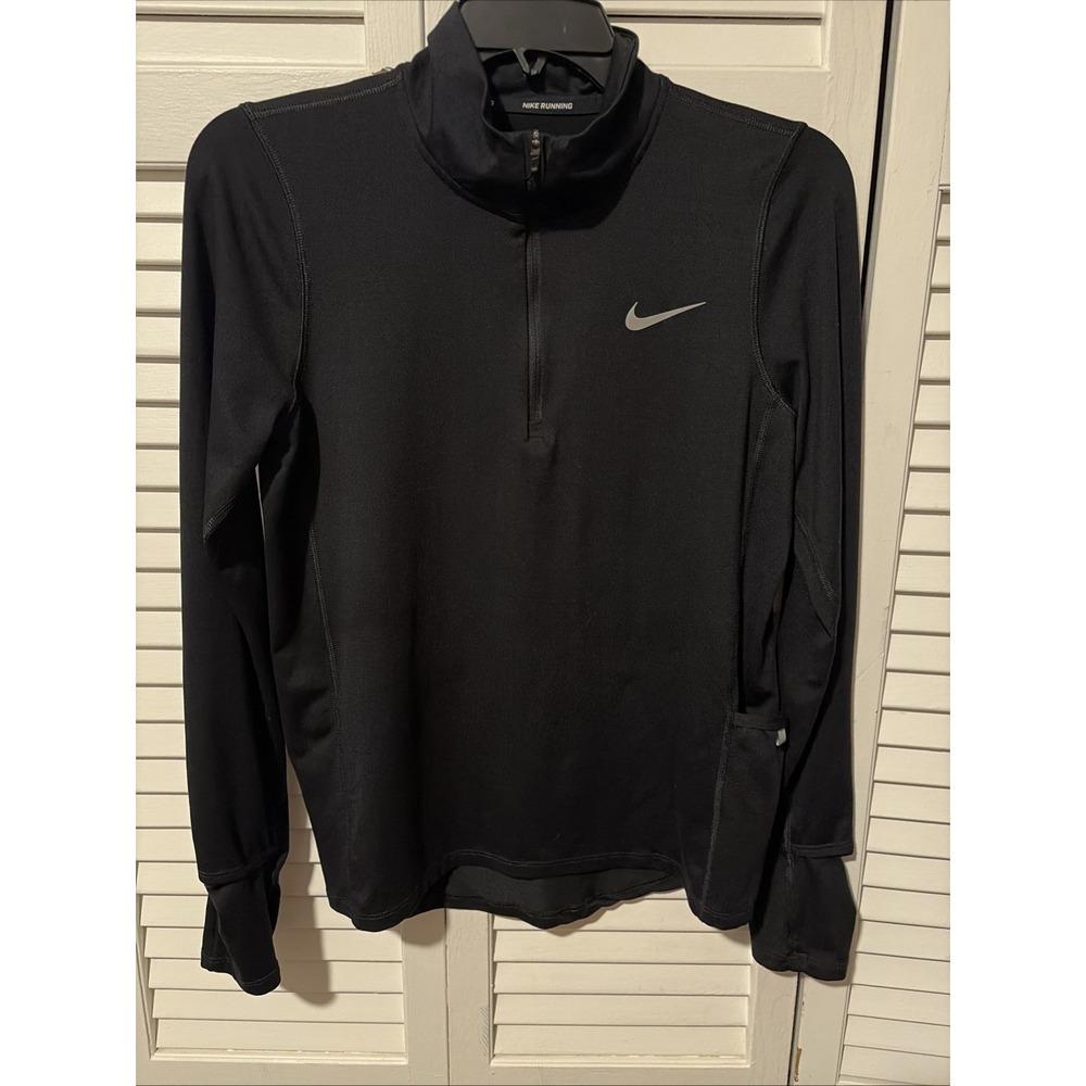 Nike Running Dri-Fit - Women's - 1/2 Zip - Black  -‎ Size XS